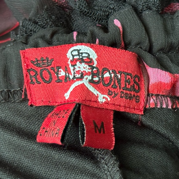 Royal Bones Gothic Emo Bleeding Roses Mini Dress - Picture 10 of 11